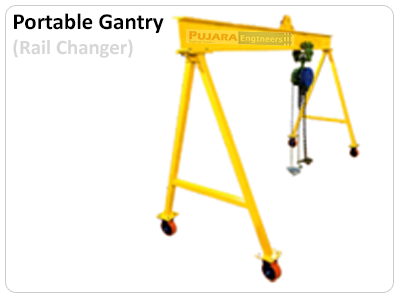 Rail Changers (Portable Gantry for Railways) - Pujara Engineers