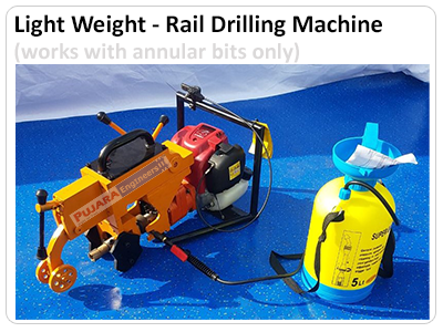 Pujara Engineers Product - Light Weight Rail Drilling Machine 