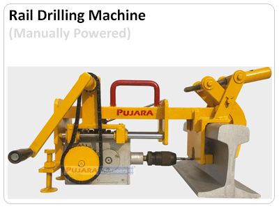 Pujara Engineers Product - Rail Drilling Machine - Manual