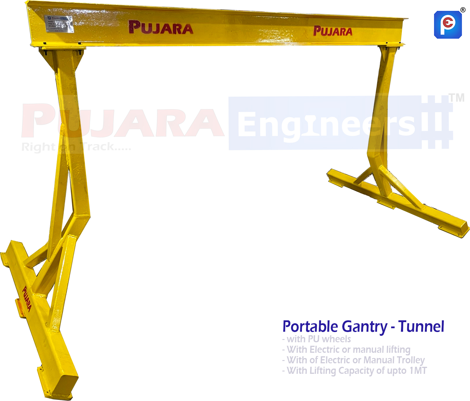 Rail Changers (Portable Gantry for Railways) - Pujara Engineers